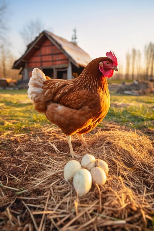 家禽養殖雞窩雞圈家禽動物攝影圖 攝影