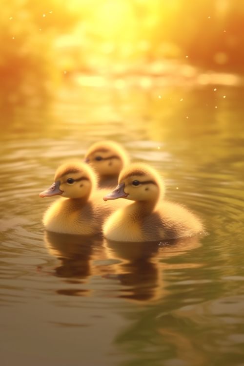 池塘邊一群散養鴨子家禽動物攝影圖 攝影