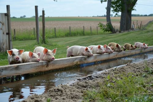 家禽家畜飼養豬圖片 攝影圖